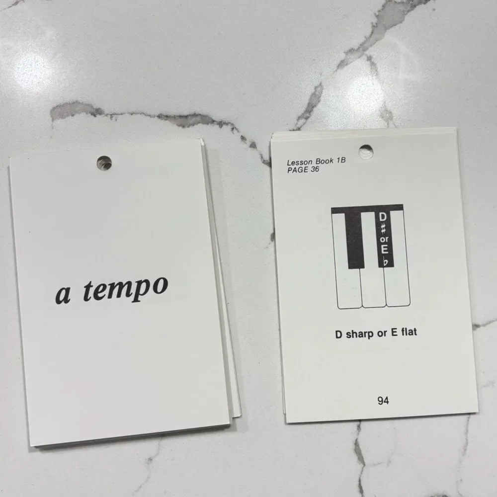 Alfred's Basic Piano Library Flash Cards